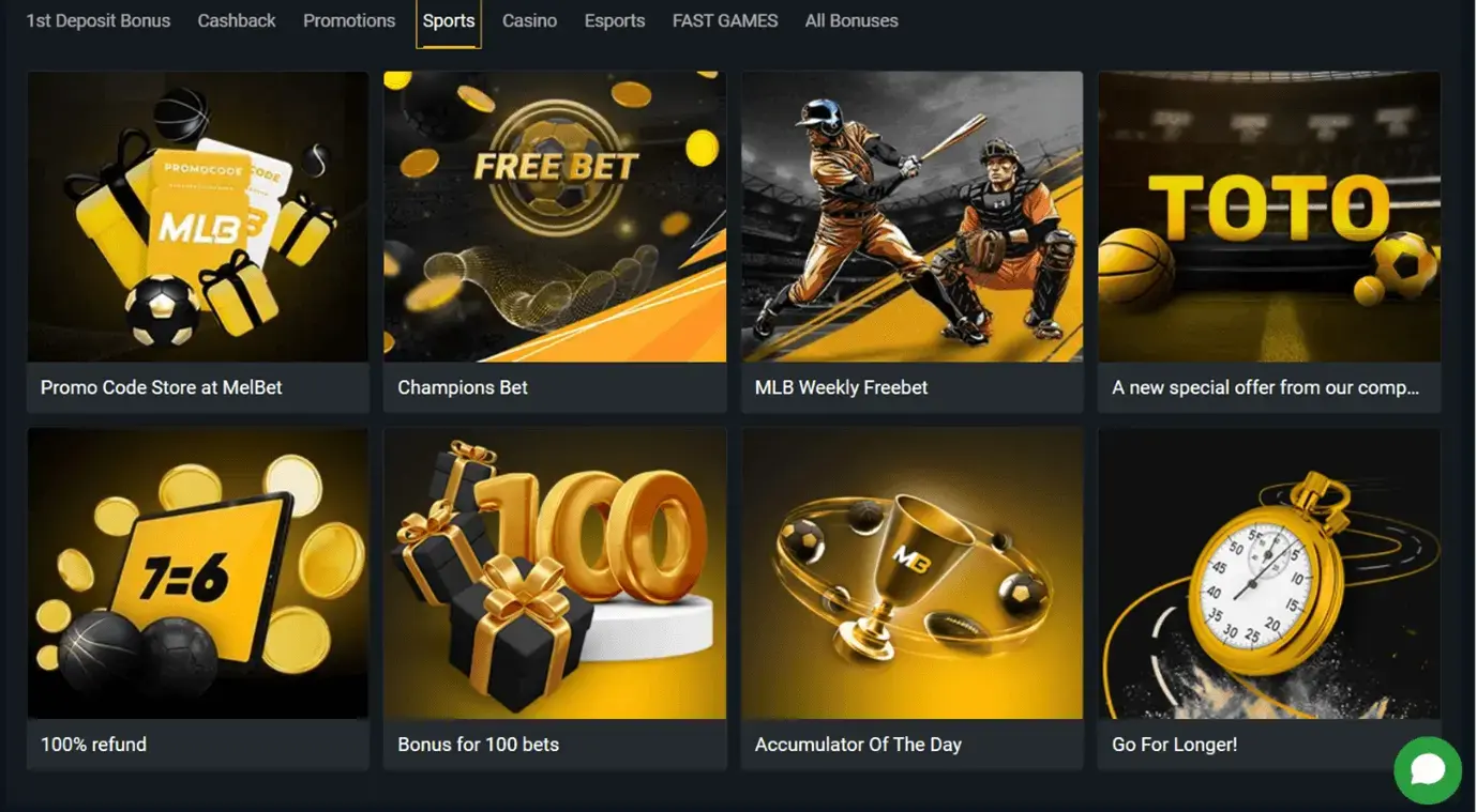 Introduction to Promotions at Melbet